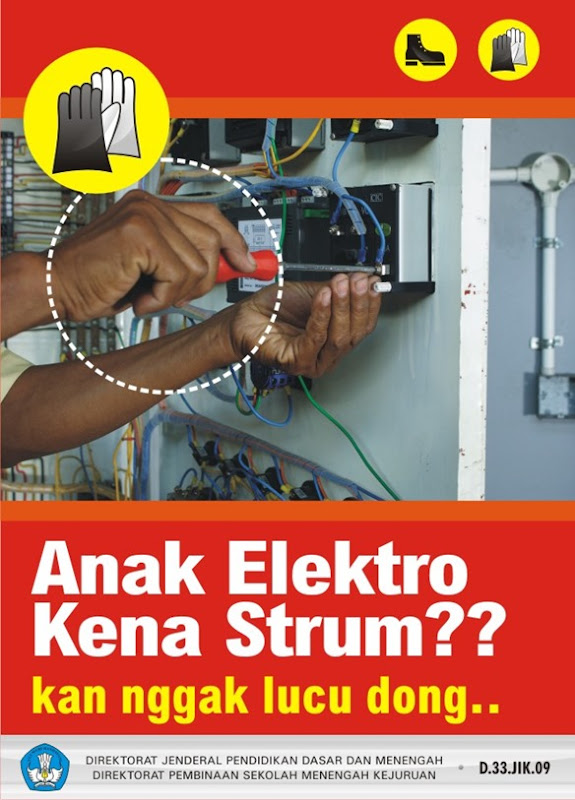 Anak elektro kena strum, kan nggak lucu dong