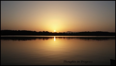 lake at sunrise 2 - Thoughts in Progress