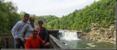 the crew at Cumberland Falls