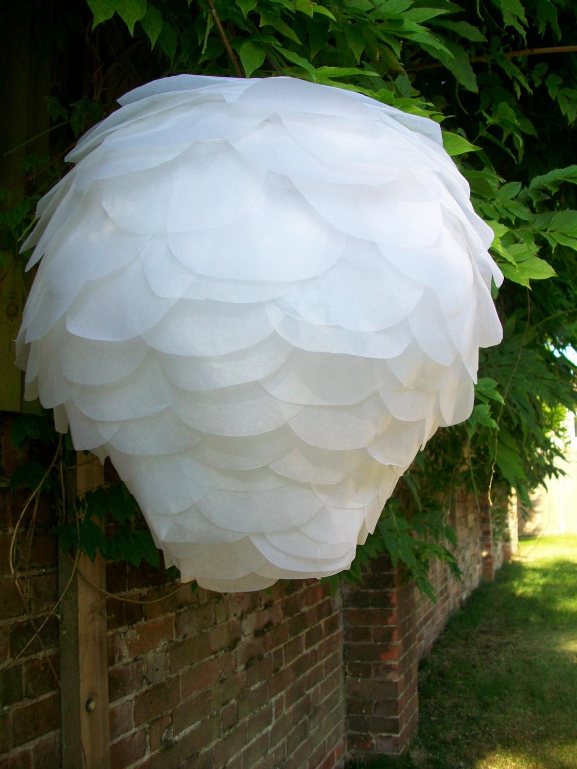 white paper lanterns and