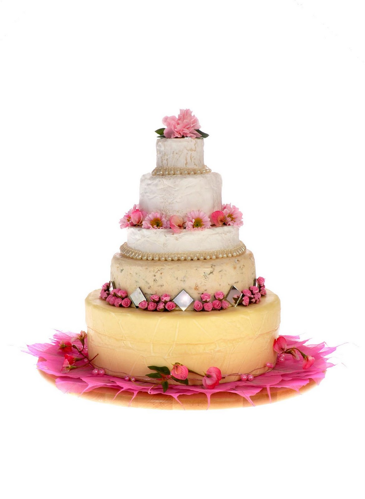 Cheese wedding cake