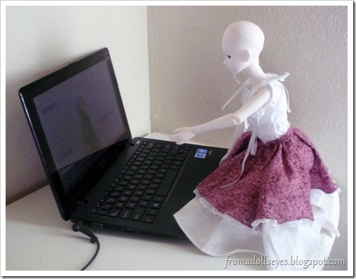 Ball Jointed Doll Using a Computer
