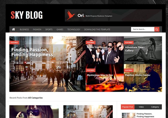 skyblog-template