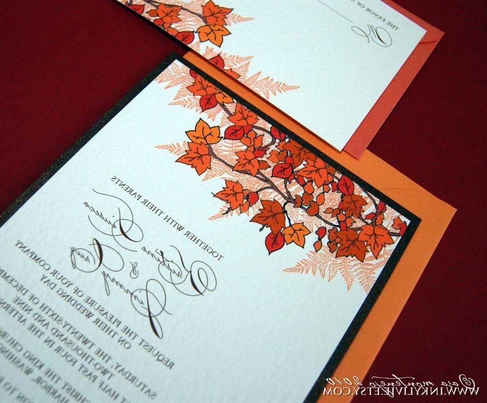 The Autumn Wedding Invitation