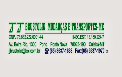 J.J Brustolin Mudanças e Transportes ME, Av. Beira Rio, 1300 - Pte. Nova, Cuiabá - MT, 78025-190, Brasil, Transportadora, estado Mato Grosso