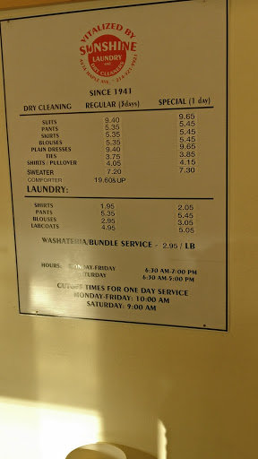 Dry Cleaner «Sunshine Laundry & Dry Cleaner», reviews and photos, 4114 Maple Ave, Dallas, TX 75219, USA