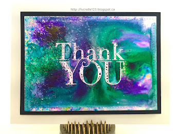 Linda Vich Creates: How Do I Spell Fun? C-O-L-O-R  B-U-R-S-T-S! Vibrant Thank You cards colored with Ken Oliver's Color Bursts.