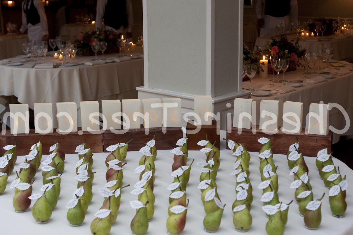 A view of the ceremony area