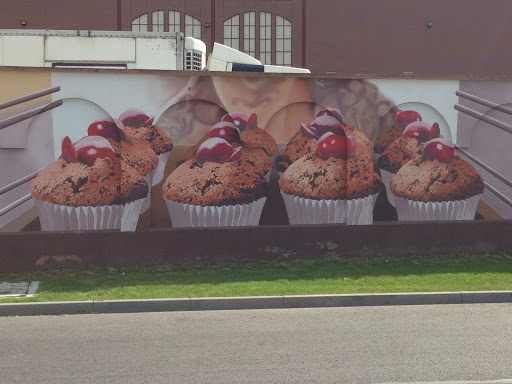 Cupcake Mural