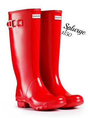Red Hunter Rain Boots