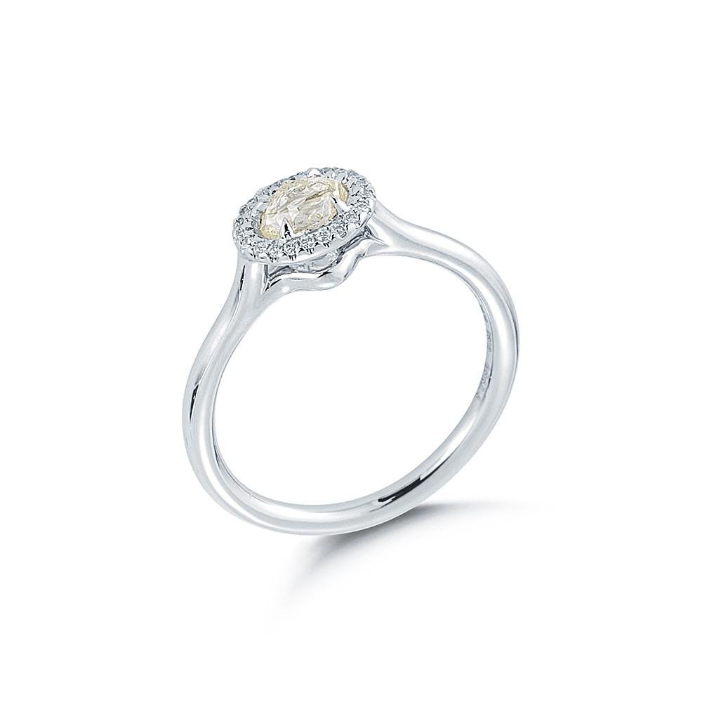Grace Rough Diamond Engagement Ring 3D056-0.61
