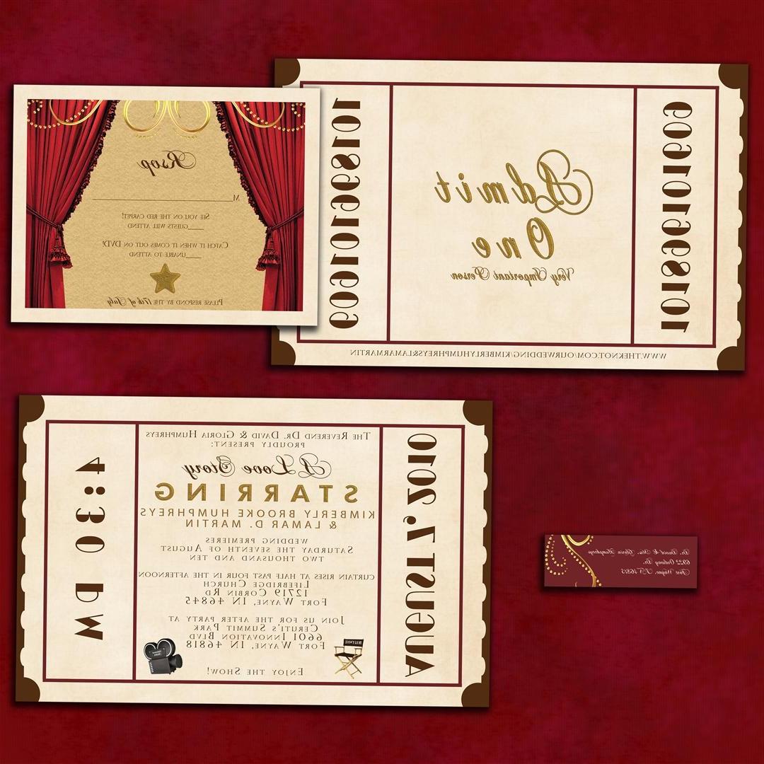 Antique Theatre Ticket Custom