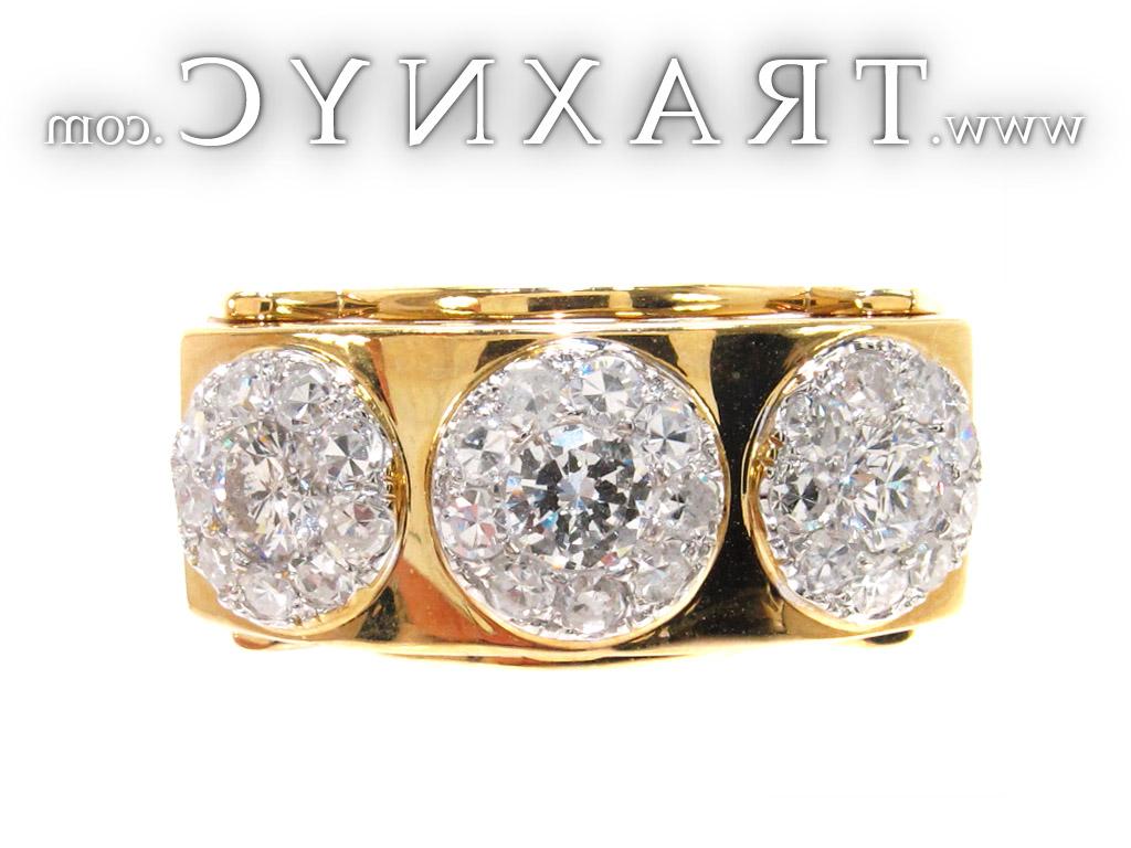 Full Size Picture for Yellow Gold Round Cut Prong Diamond Ring