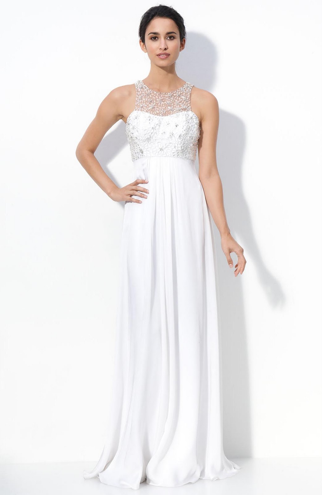 Wedding Dresses     Theia Beaded