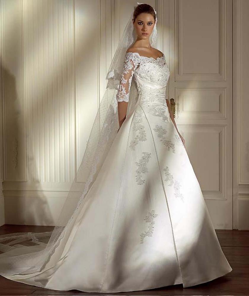 Wedding dresses with lace