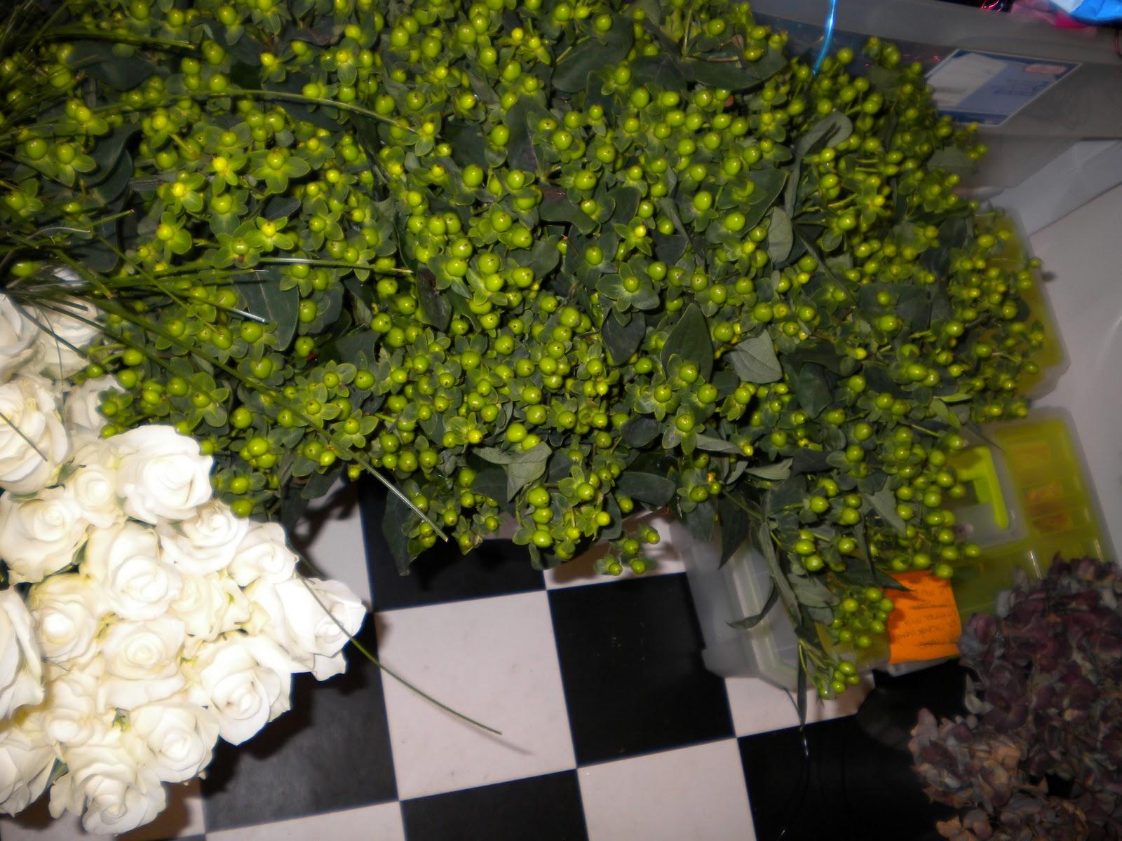 White dendrobium orchids for centerpieces. Wedding  2 for Kate on Saturday