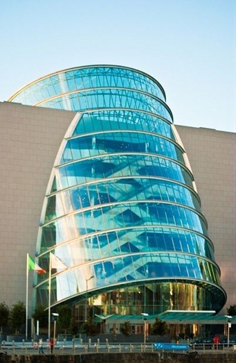 The new Dublin Convention Centre by Architect Kevin Roche.