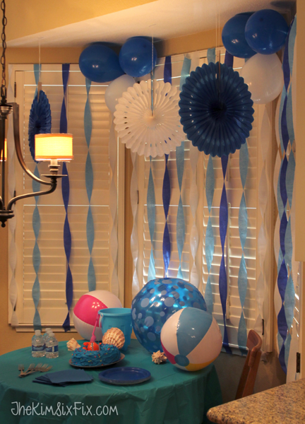 Blue ocean birthday party