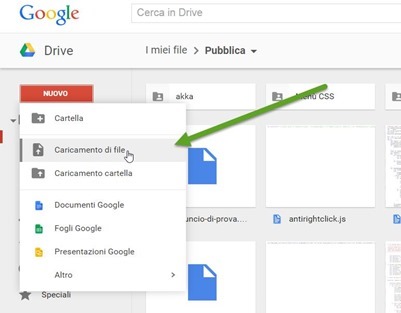 caricare-file-google-drive