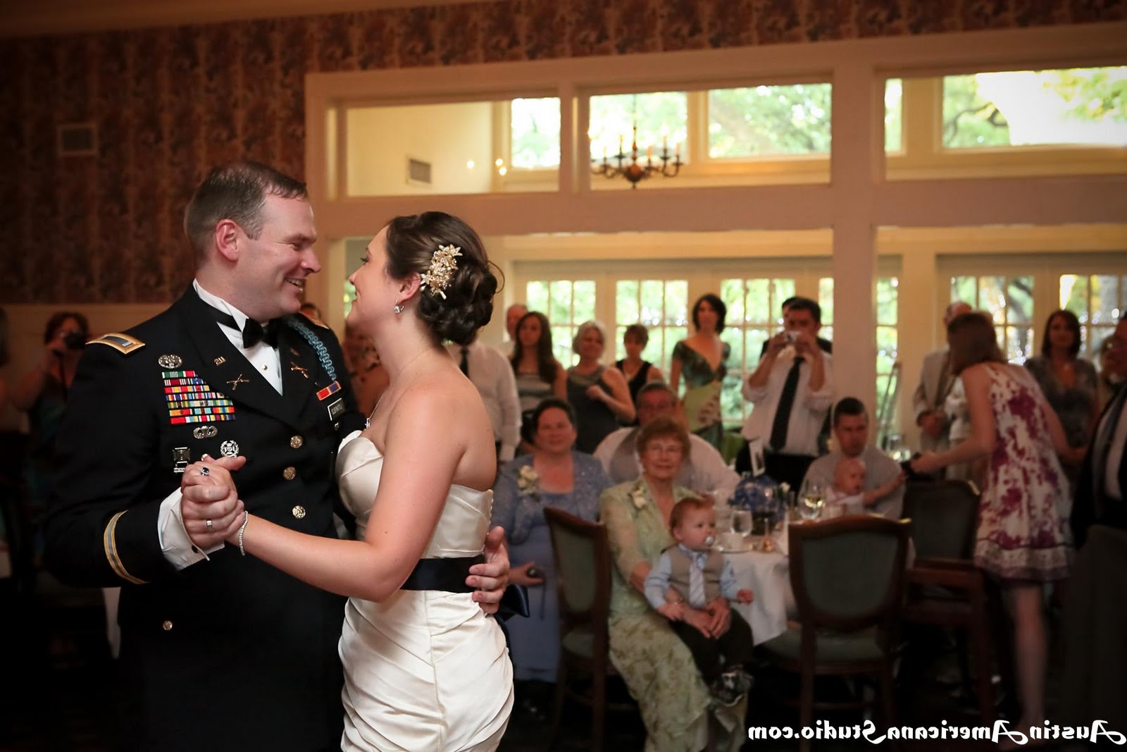 vintage military wedding