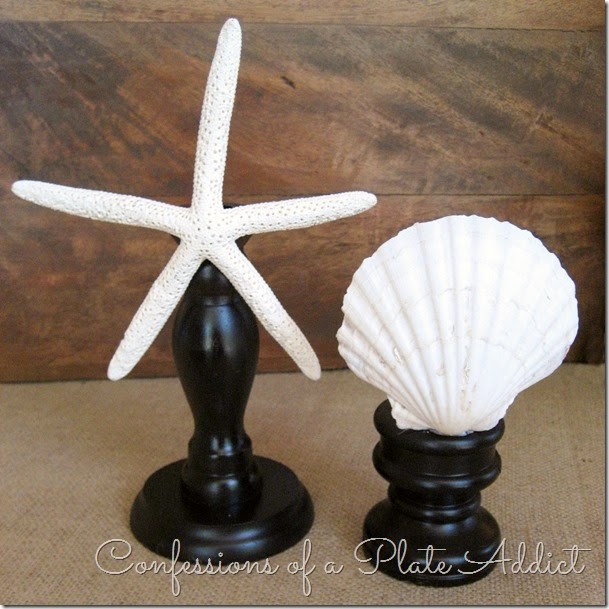 CONFESSIONS OF A PLATE ADDICT Restoration Hardware Inspired Sea Shell and Starfish Stands