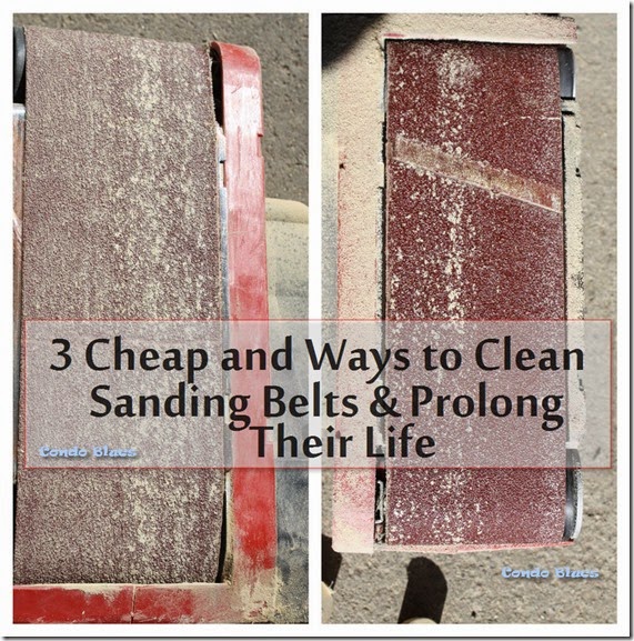 3 ways to clean beltsander