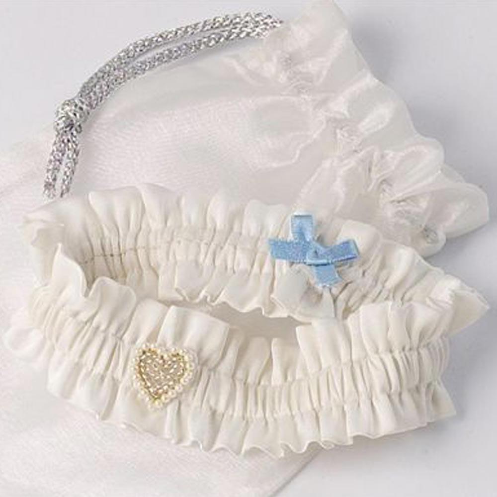 Satin Ivory Bridal Garter