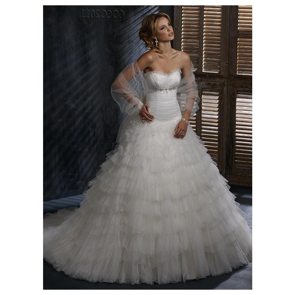 Romantic tulle ball gown