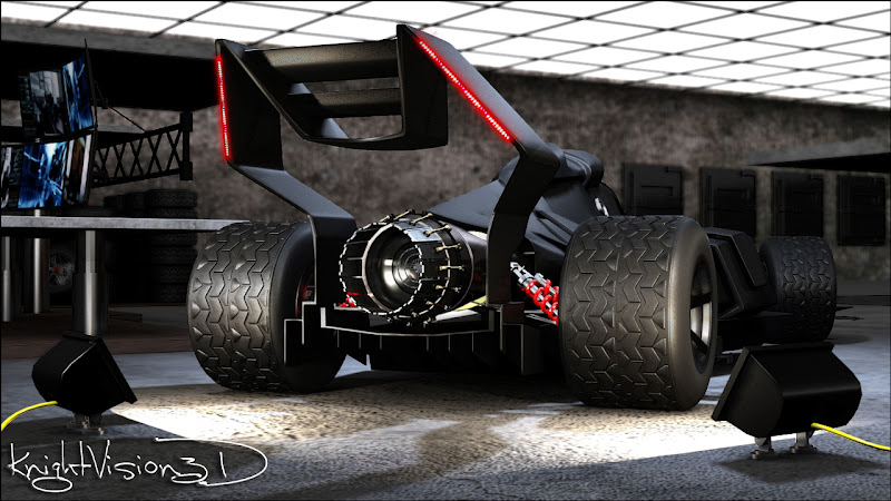 Batman F1 Car by KnightVision3D