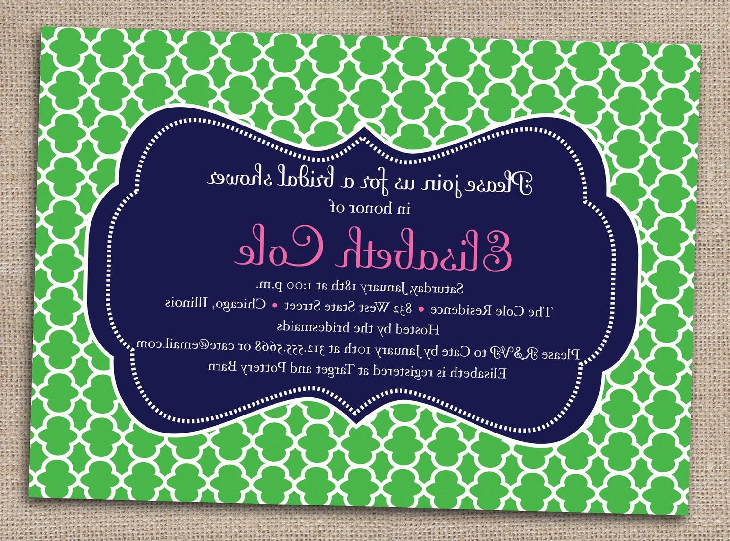 Bridal Shower Invitations