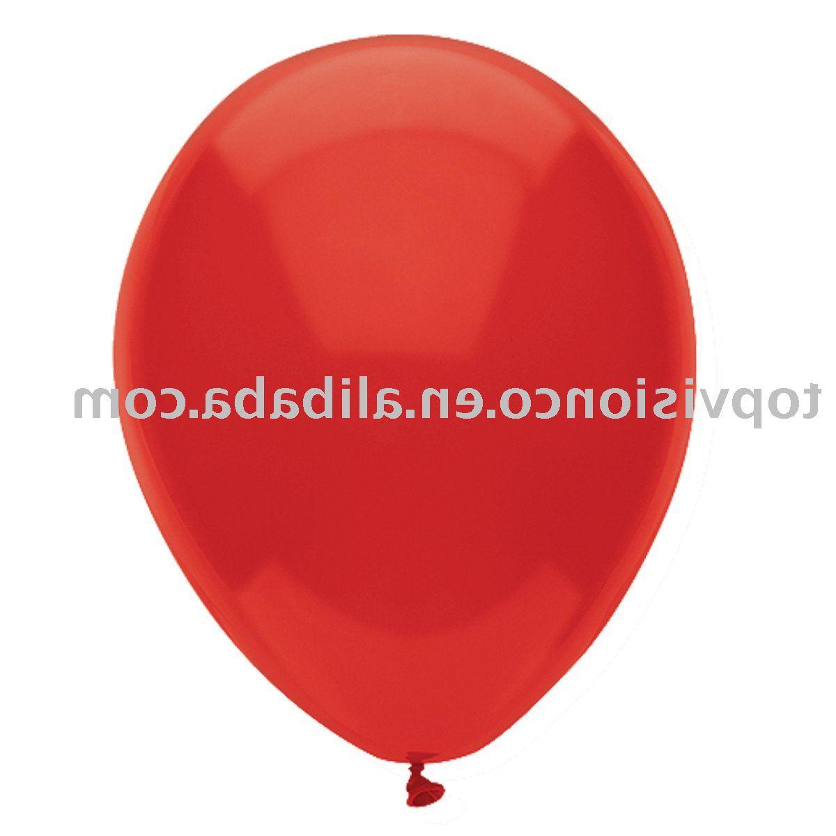 12 Red Round Latex Party