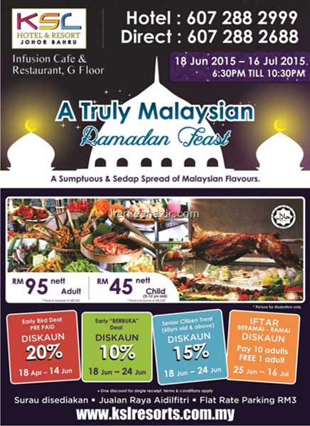 Buffet Ramadhan KSL Hotel & Resort 2015