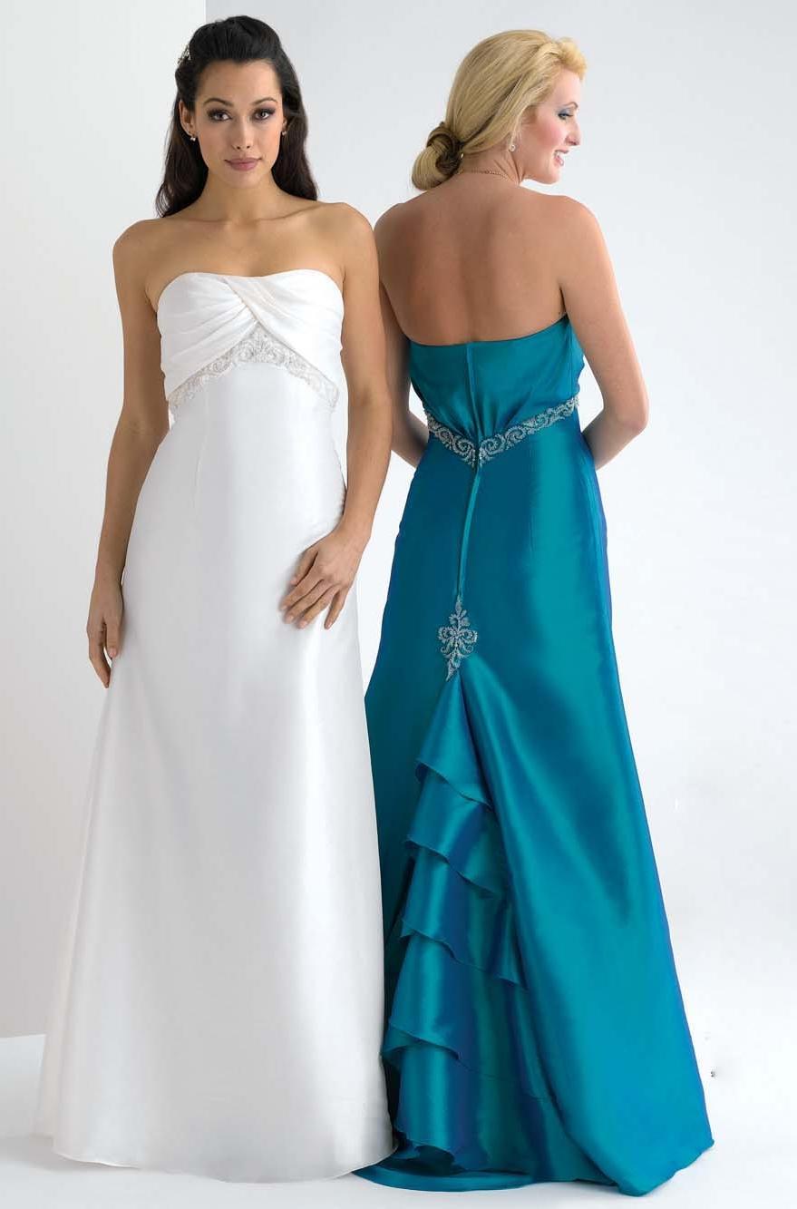 Teal 2011 Bridesmaid Dress