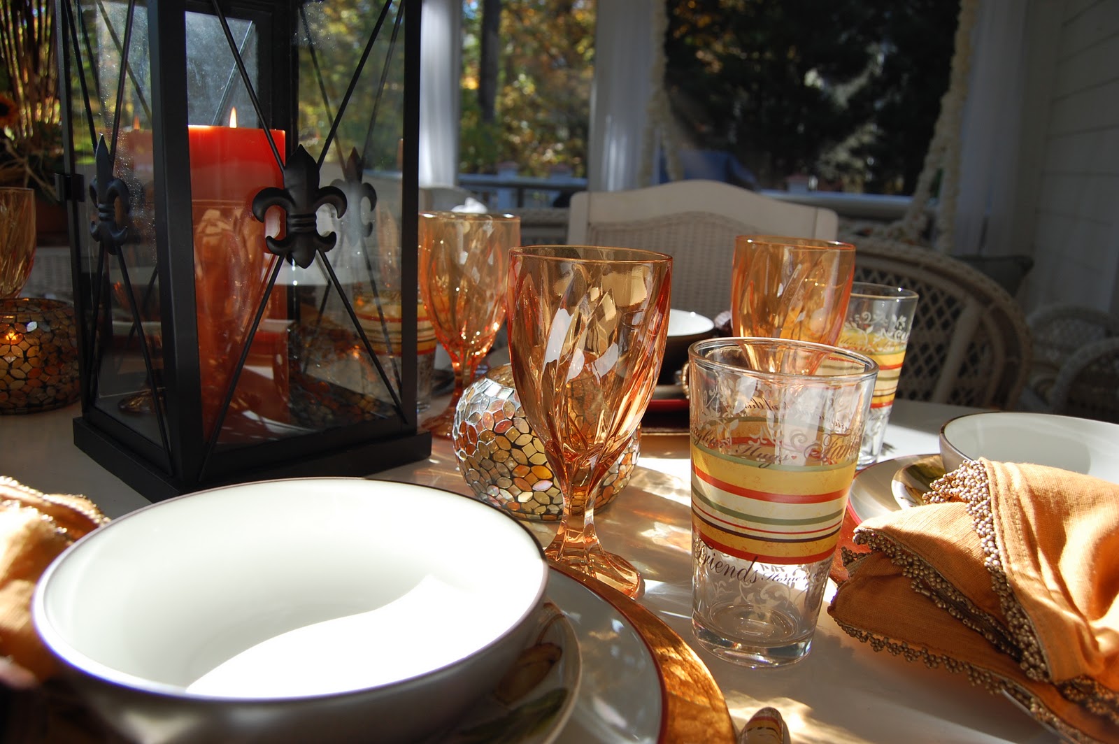 fall table settings