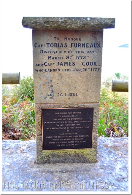 Captain Cook Monuments, Bruny Island, TAS~How Many More Minutes?