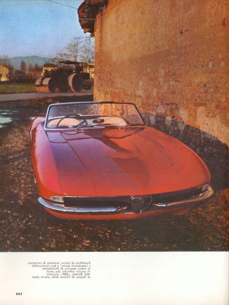 alfa romeo bertone 2600 1967