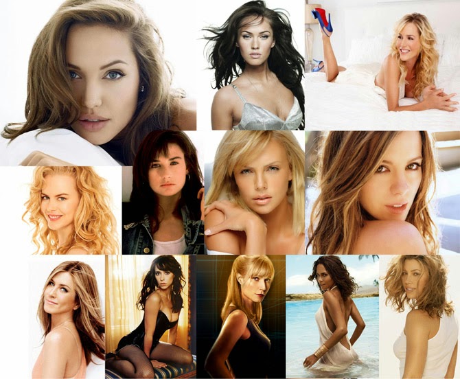 Famous females celebrity compilation