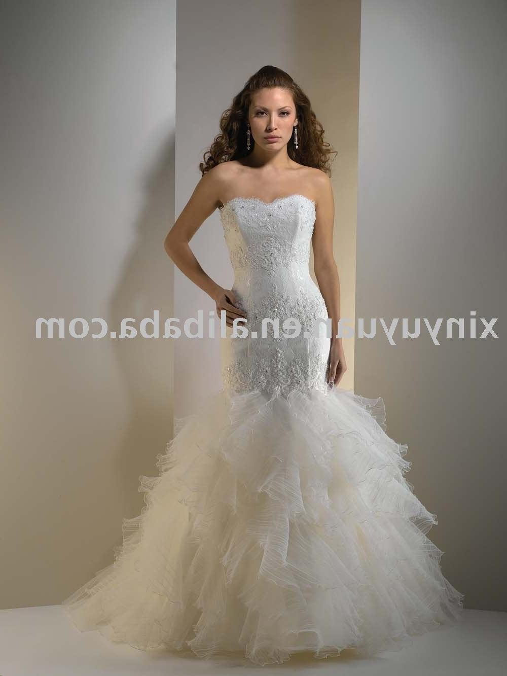 tulle wedding dresses with