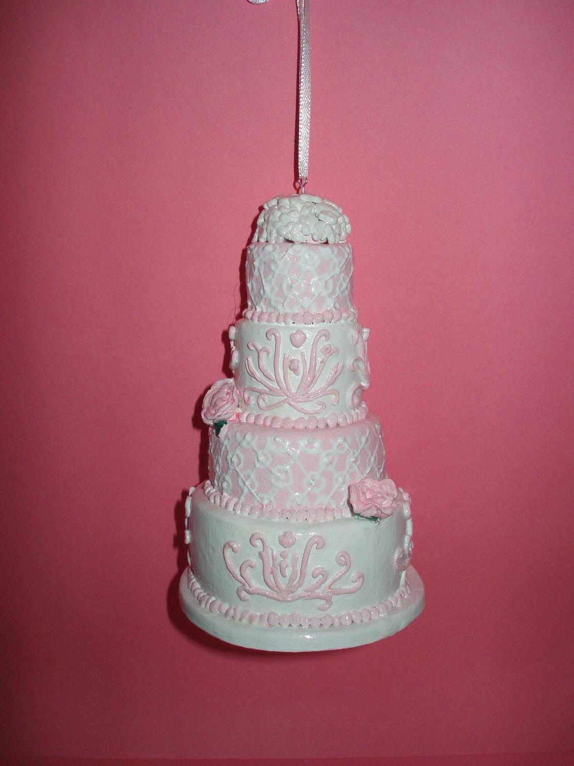 Replica Wedding Cake Ornament