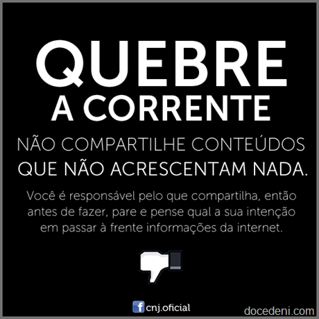 quebre a corrente