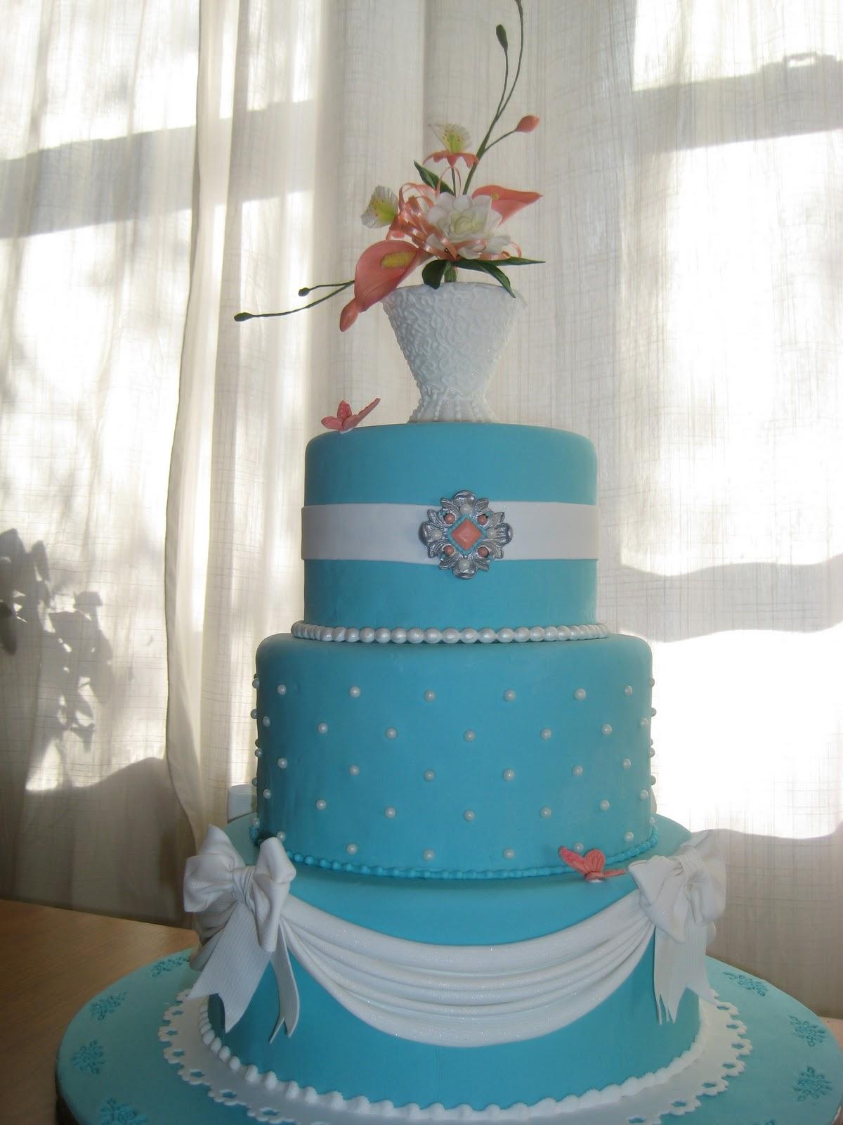 This three tier wedding cake