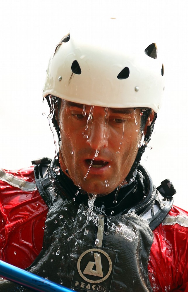 мокрый Марк Уэббер - каякинг в Монреале в дни уикэнда на Гран-при Канады 2011