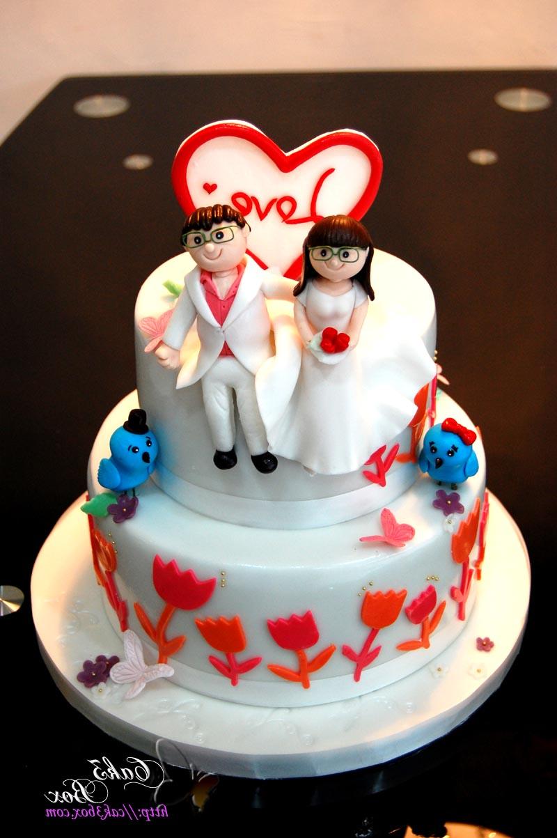 2 tier wedding cake ideas