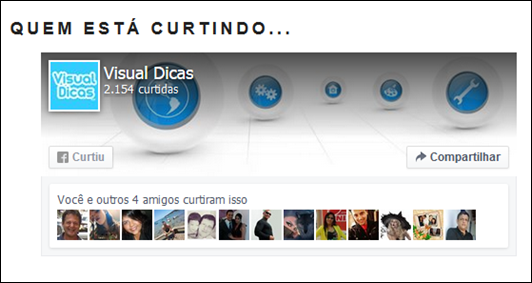 Como configurar a sua like box do Facebook na nova versão - Visual Dicas