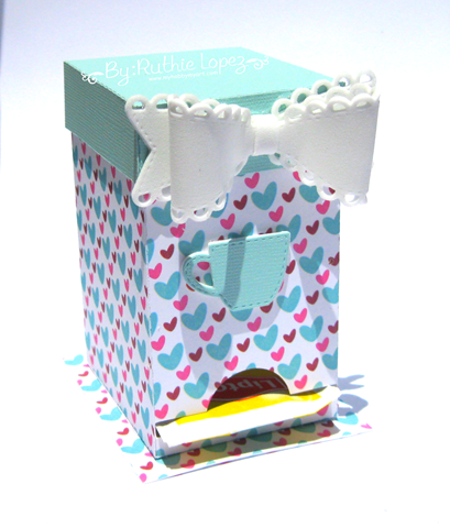 The cutting Cafe - K cup holder - Ruthie Lopez - Tea box holder2