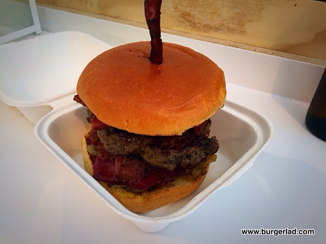 Bangers and Bacon Bacon Burger Bomb