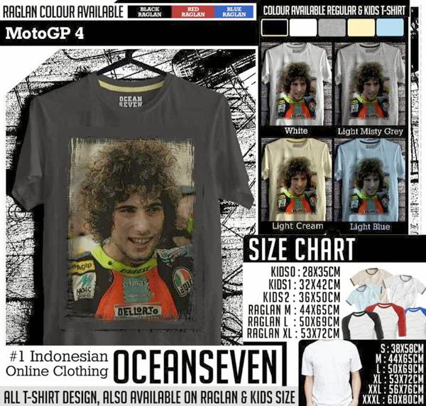 Kaos Balap Motor MotoGP 4 Marco Simoncelli