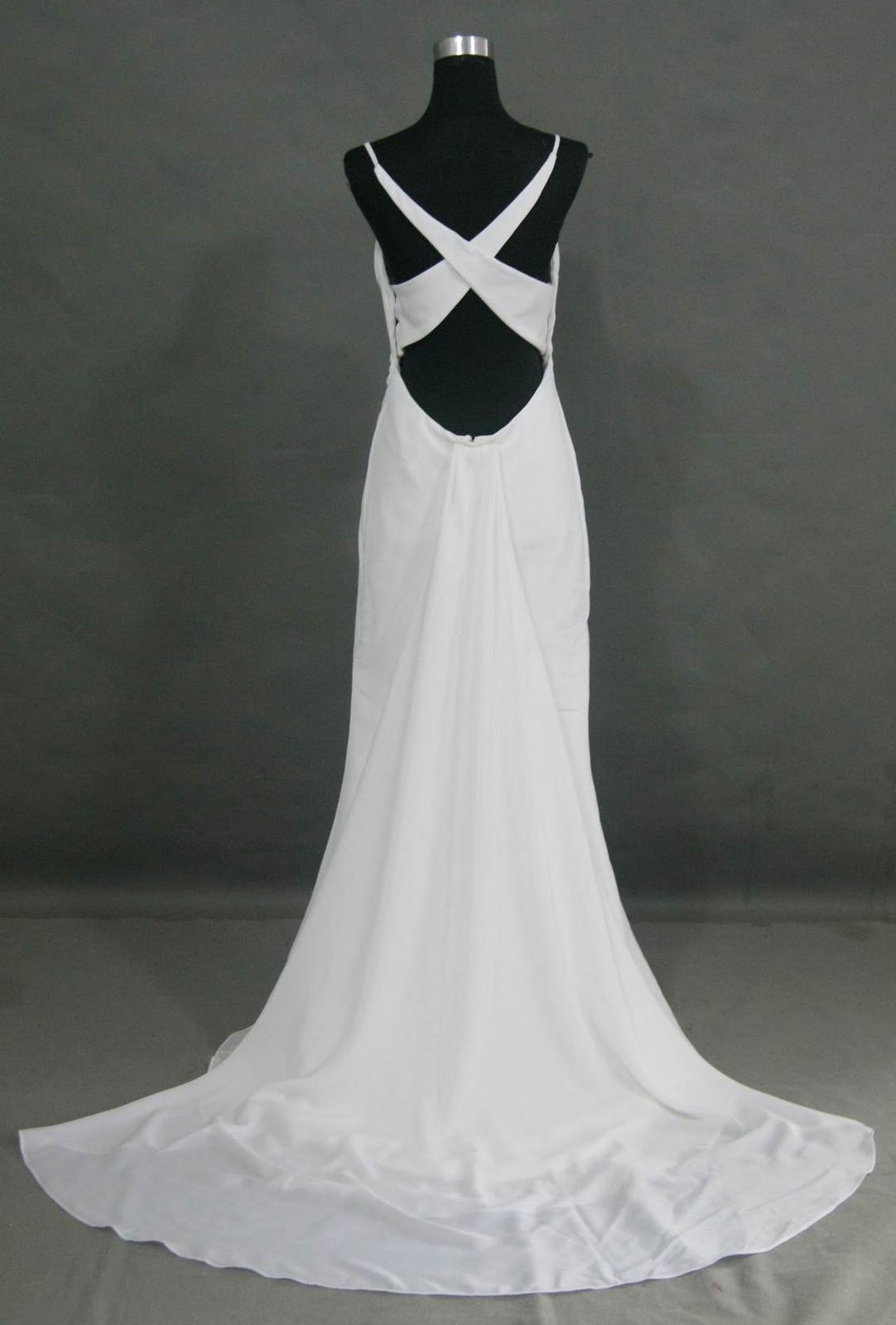 elegant wedding gown simple
