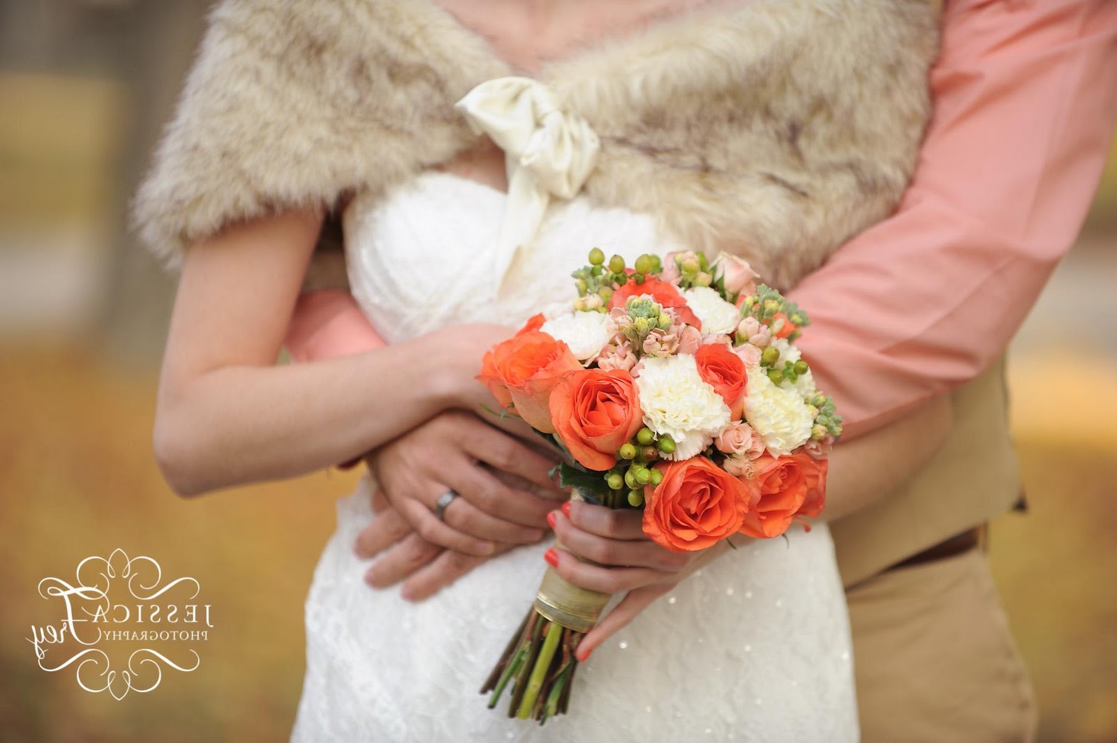 A Sweet Coral & Teal Wedding    