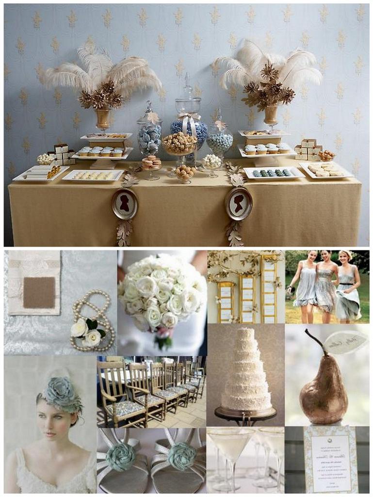 wedding reception sweets table